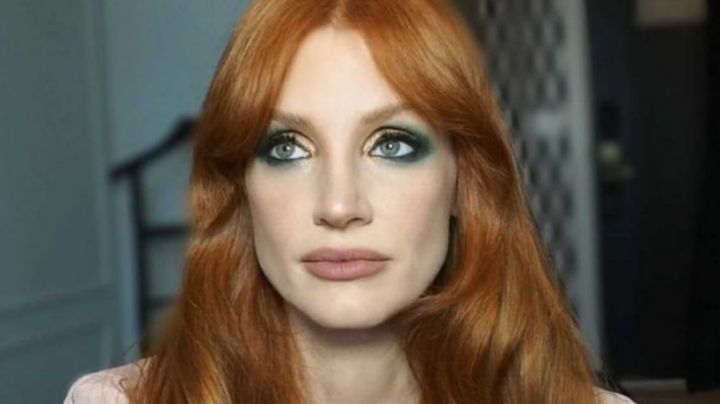 Una combinación de rojo, rubio y castaño; así es el tono de cabello de Jessica Chastain