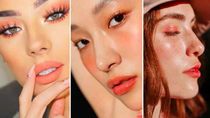 Maquillaje con el color 2024; ideas para aplicar el 'peach fuzz' en tu rostro