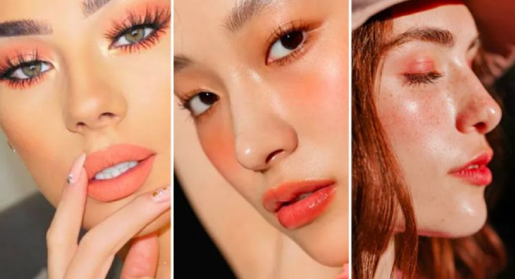 Maquillaje con el color 2024; ideas para aplicar el 'peach fuzz' en tu rostro