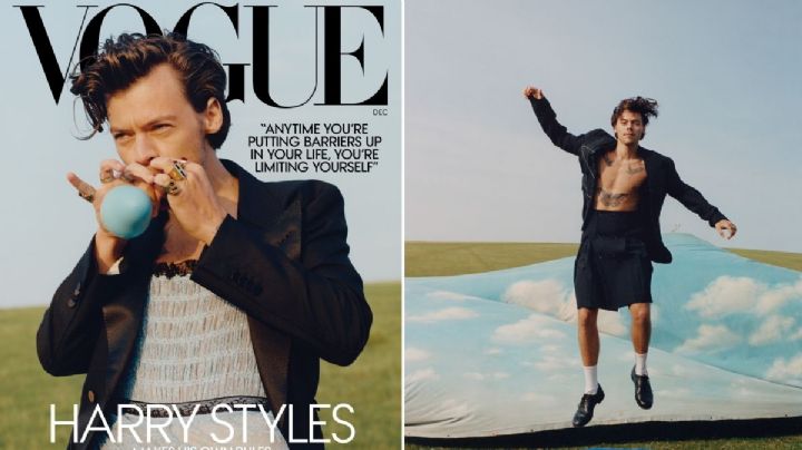 Harry Styles deslumbra en portada de Vogue y desata locura por esta razón
