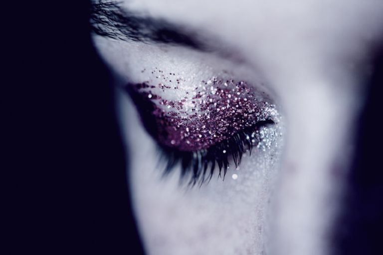 Sombras con glitter