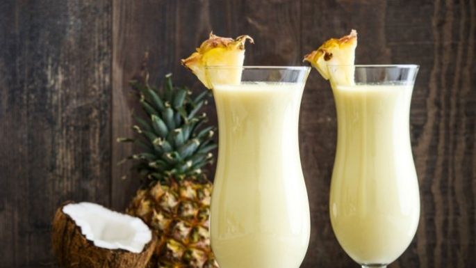 Refresca tus días calurosos con esta rica piña colada sin alcohol