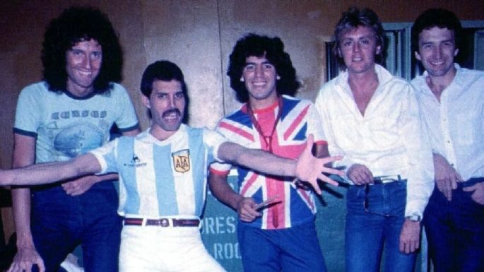 Este fue el día en que Maradona subió a cantar al lado de Freddie Mercury y Queen