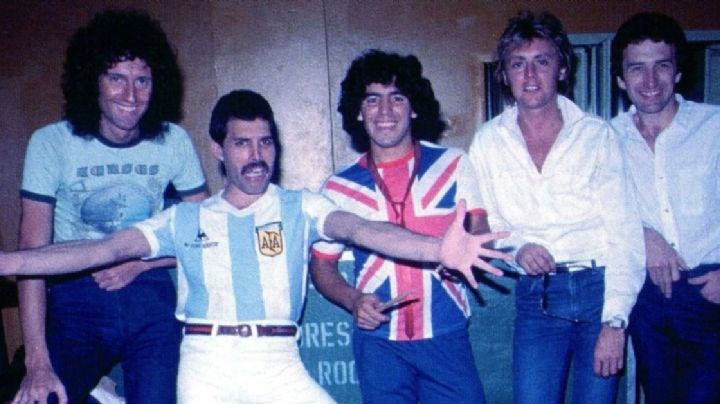 Este fue el día en que Maradona subió a cantar al lado de Freddie Mercury y Queen