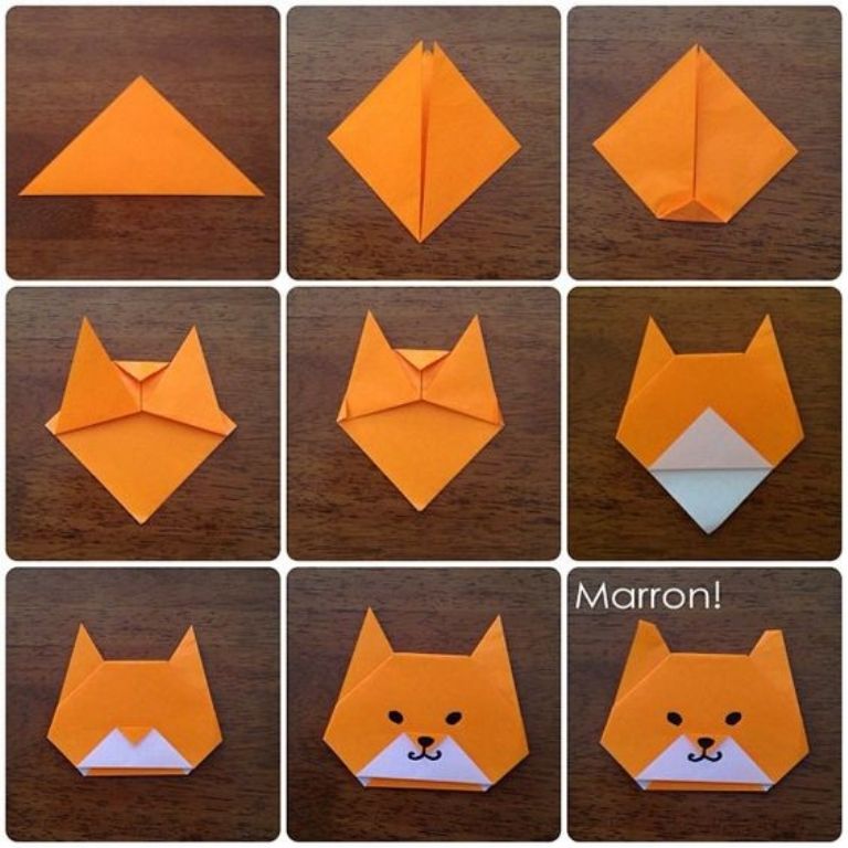 Lobo de origami