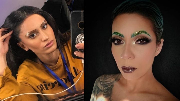 ¿Cejas con 'glitter'? Una tendencia de maquillaje que querrás probar inmediatamente
