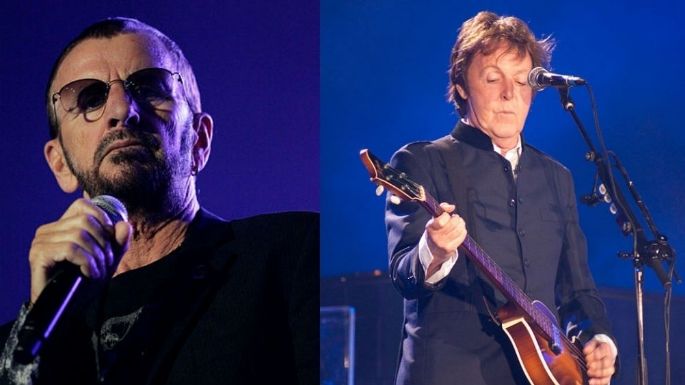 Ringo Starr y Paul McCartney juntos en el sencillo 'Here To The Nights'