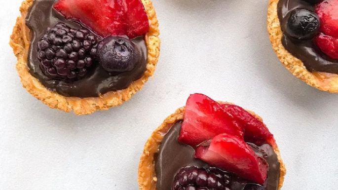 ¡De rechupete! Estas saludables tartas de chocolate y avena son el postre ideal para todo el mundo