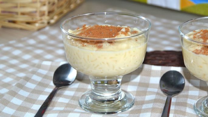 ¿Arroz con leche de mazapán? Por supuesto que sí, su exquisito sabor impactará a toda tu familia