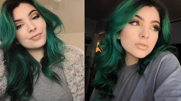 ¡Atrévete a llevar el cabello verde! Estos son algunos estilos que te inspirarán