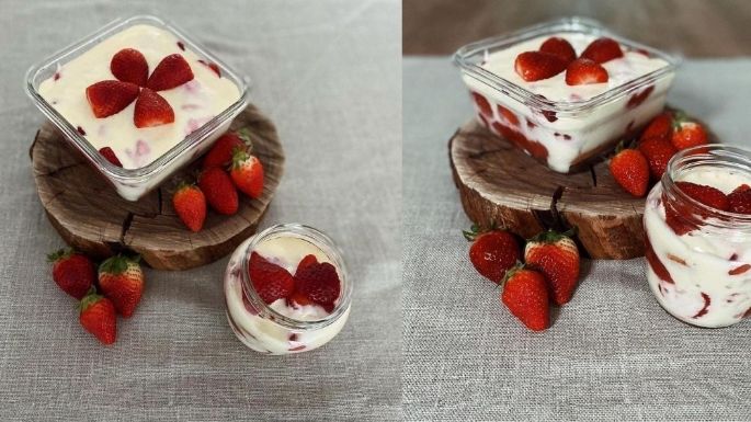 Este tiramisú de fresa será perfecto para sorprender a tu pareja en San Valentín