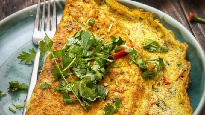 Si quieres un desayuno rápido y sencillo esta tortilla de champiñones es una gran opción