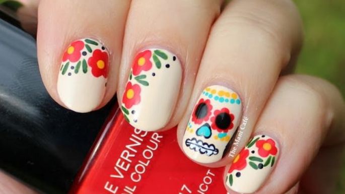 Celebra el Día de Muertos con estos diseños de Catrina para uñas naturales o postizas