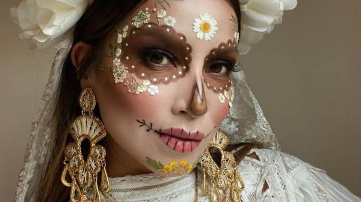 Luce muy 'aesthetic' con este maquillaje de Catrina paso a paso para el Día de Muertos