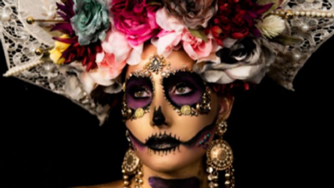 Día de Muertos: Haz un lindo maquillaje sencillo de Catrina con cubrebocas