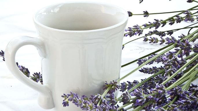 Relájate con el rico sabor de está latte de lavanda