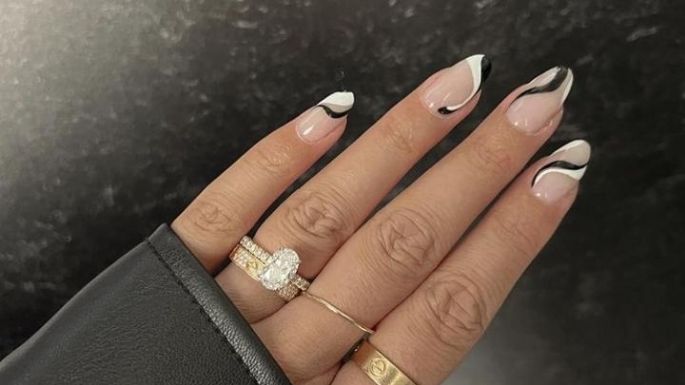 Elegante y minimalista: Mira más diseños de uñas en blanco y negro