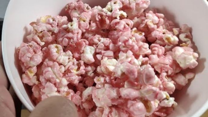 Sweet pink: Prepara estas palomitas para ese modo romántico de San Valentín