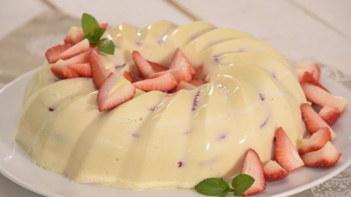 Gelatina tres leches: Dale un deleite cremoso y delicioso a tu paladar con esta receta