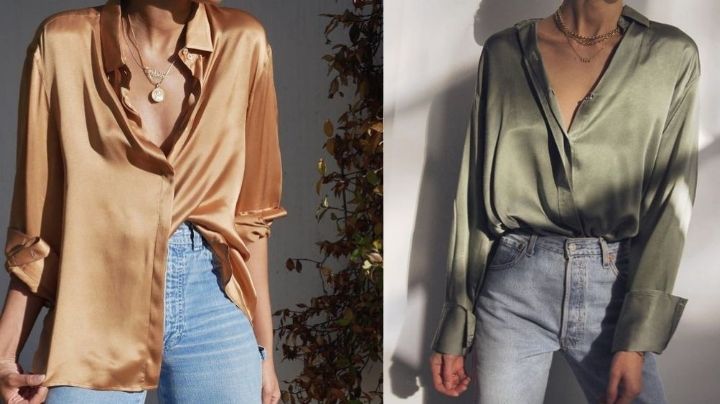 Blusa de seda: Estos son algunos 'bottoms' con los que la puedes combinar