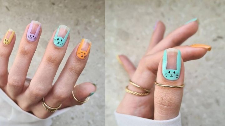 ¡Perfectas para Pascua! Conoce algunos diseños de 'nail art' con conejos