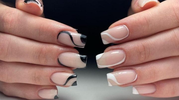 'Nail art' en blanco y negro: Así es como puedes decorar tus uñas con esos dos colores