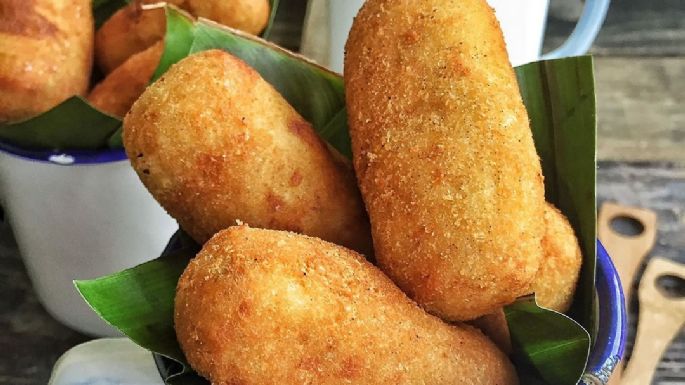 Croquetas de pollo con mantequilla: Algo sencillito, práctico y sabroso para la hora de la comida