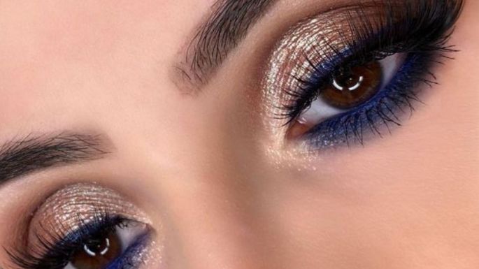 Una combinación para cualquier temporada: Recrea estos 'looks' con sombras doradas y azules