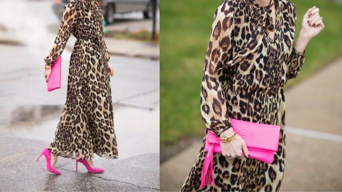 Vestidos de 'animal print' largos; así es como puedes estilizarlos sin verte saturada