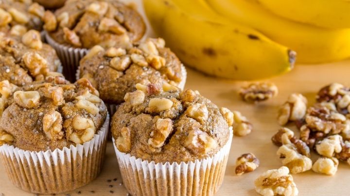 Banana nuez cupcakes: El antojo y combinación que necesitas para compartir