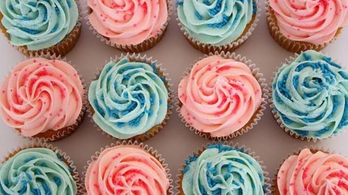 ¿Sin ideas para la revelación del sexo de tu bebé? Comparte la noticia con unos 'cupcakes'