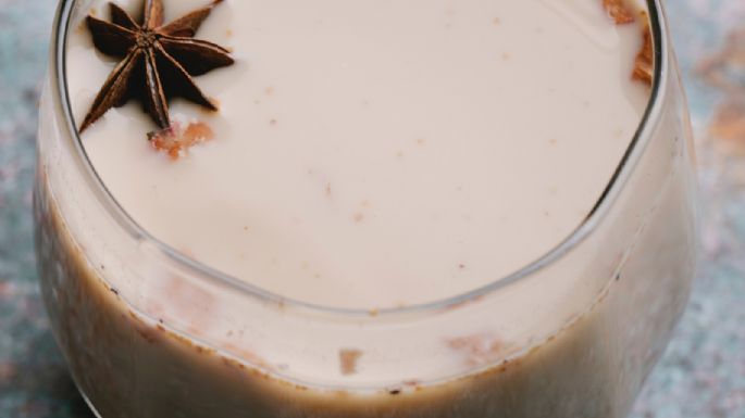 ¡Nutritiva y fuera de lo común! Prepara esta refrescante agua de horchata con amaranto