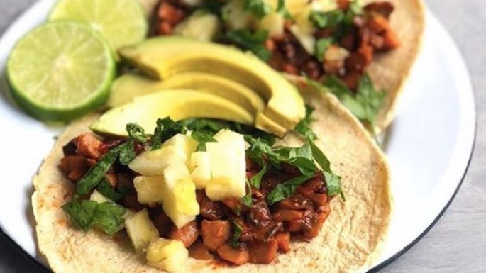 Taquitos al pastor de champiñones: Una deliciosa opción vegana y saludable para probar