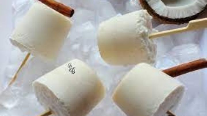 Para este calorcito nada mejor que unas refrescantes paletas de coco ¿Se te antojaron?