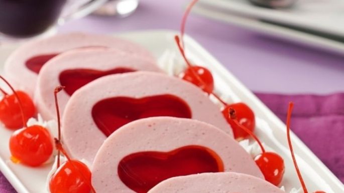 Corazón de grenetina: Esta gelatina te va a enamorar a primera vista de una manera muy sencilla