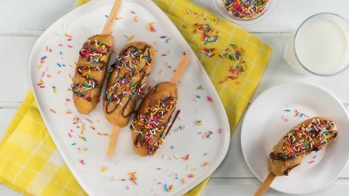 Banderillas de plátano: Una receta para consentir y disfrutar con los pequeños de la casa