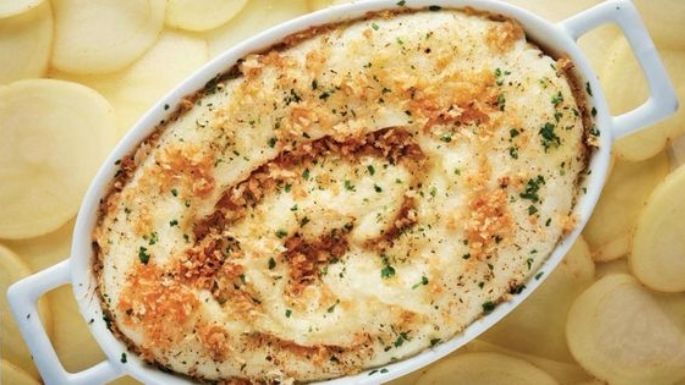 ¡Simplemente una delicia! Así es como puedes gratinar el clásico puré de papa