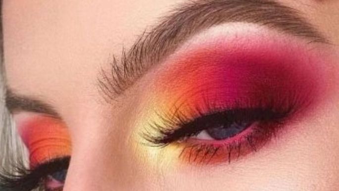 La combinación de primavera: Conoce algunos 'looks' de maquillaje con sombras rosa y naranja