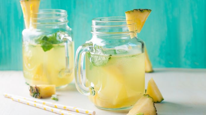 Bebidas con té: Prueba esta combinación de jengibre, menta y piña para refrescarte