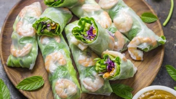 Rollitos vietnamitas, una receta que se ha hecho viral; así es como se preparan