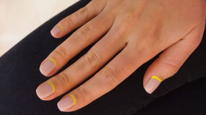 Manicura francesa invertida: Conoce esta divertida y colorida tendencia para tus uñas