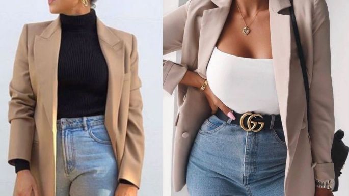 Para las amantes de los tonos neutros: Descubre cómo puedes usar un 'blazer' color beige