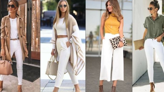 Looks con pantalones blancos: Checa estas ideas protagonizadas por esta prenda