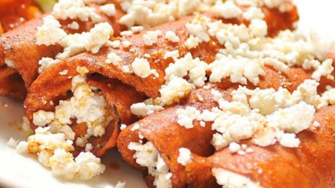 Sabor a México: Estas enchiladas de mango con achiote son para repetir las veces que quieras