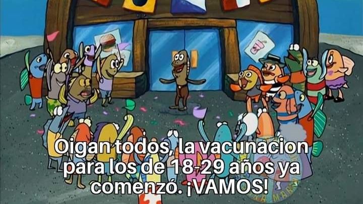 Centennials comienzan su registro para la vacuna en compañía de divertidos memes