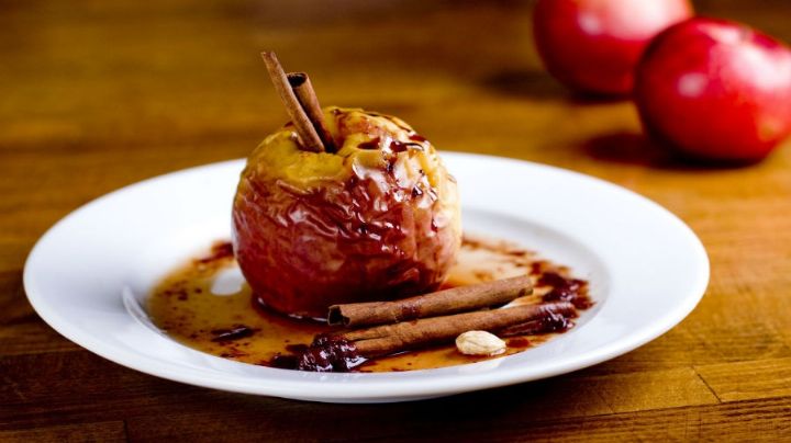 ¿Antojo de un postre? Estas manzanas asadas serán tu mejor opción