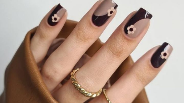 ¿Amas el color café? Mira cómo recrear este femenino diseño de uñas