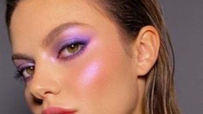 Blush morado, la nueva moda en maquillaje que seguro te encantará