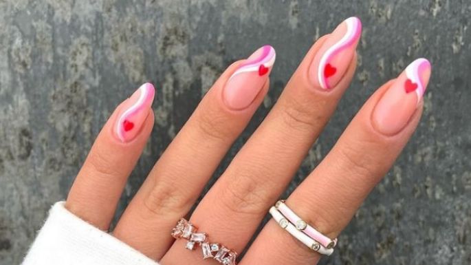 Prepárate para el 14 de febrero: Mira estos diseños de uñas con corazones que puedes usar desde ya