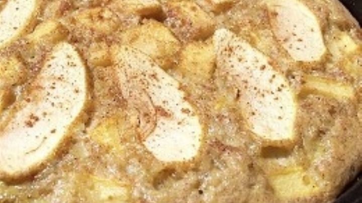 Postres saludables: Prueba este rico pastel del quinoa con manzana